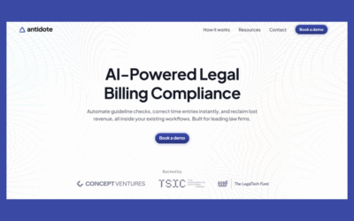 London-Based Antidote Raises $5M to Automate Law Firm Billing Compliance and Drive U.S. Expansion