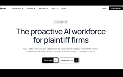 Eve Launches ‘AI Workforce’ to Reshape the PI Firm Org Chart: Not Replacing Lawyers, But Freeing them For Higher-Level Work