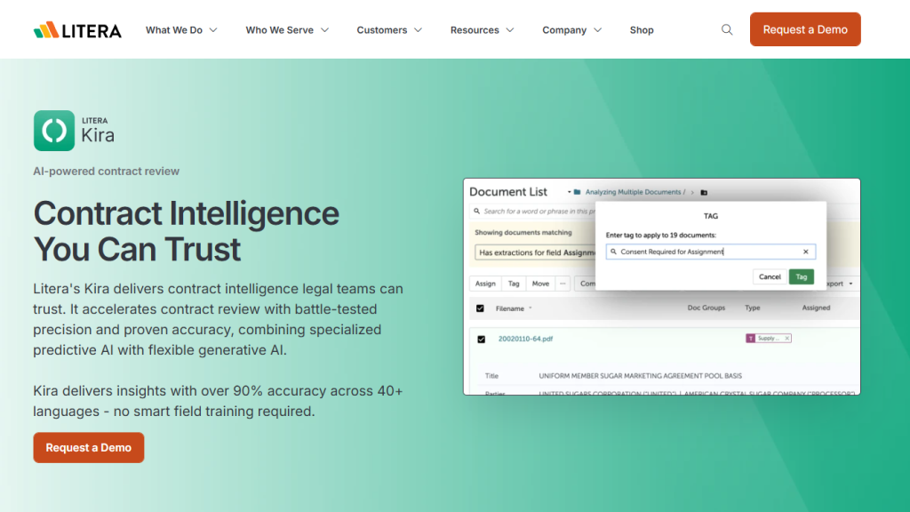 Litera Expands Kira’s AI Capabilities with Hybrid Gen AI/Proprietary Approach to Contract Review