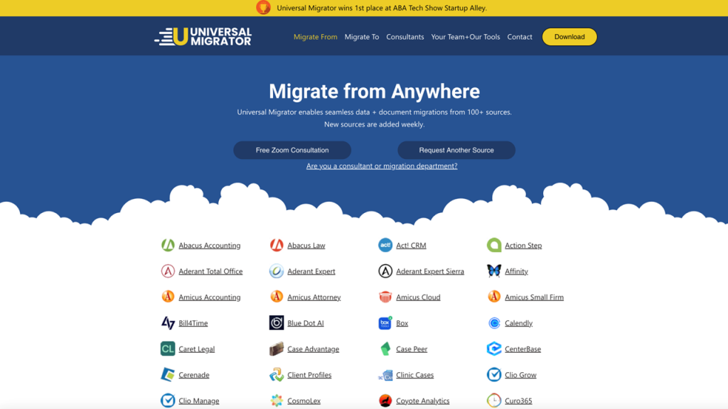 Universal Migrator Offers Free Access to eDocs Migration Tools in Wake of NetDocuments’ eDocs Acquisition