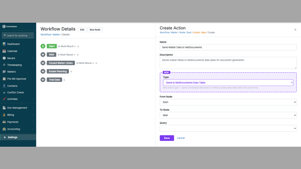 Centerbase Launches Native ndMAX Integration, Connecting Practice Management to AI-Powered Document Workflows