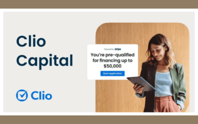 our legal news picks 72 Clio Launches Clio Capital to Provide Fast, Low-Friction Financing For Law Firms