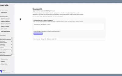 our legal news picks 22 AI Legal Research Startup Descrybe Launches ‘Legal Reasoning’ Tool; Says It Outperforms ChatGPT, Claude, And Gemini On Bar Exam Benchmark