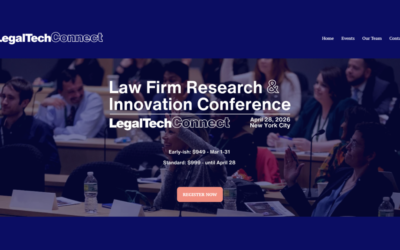 our legal news picks 45 A New Legal Research Conference Coming Soon — And Last Day Before Ticket Prices Increase