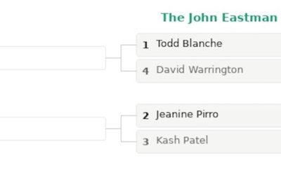 our legal news picks 42 Bracket Challenge Continues: Which Trump Administration Lawyer Most Deserves To Lose Their License?