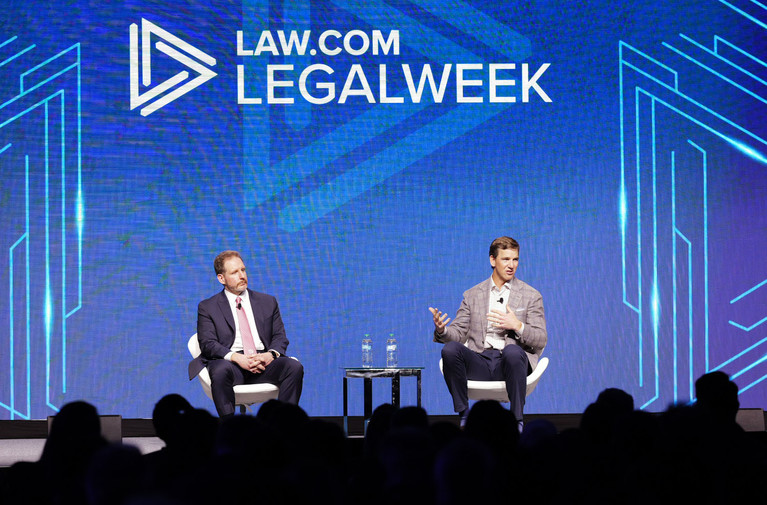 I Am ‘Coachable’: Eli Manning Discusses Professional Growth, Resilience During Day 1 of Legalweek