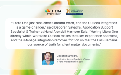 our legal news picks 58 Hand Arendall Harrison Sale Transforms Document Workflows and Sees Immediate ROI with Litera’s AI-Powered Drafting and Compare