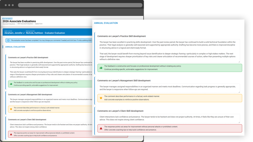 Aderant Adds AI-Powered Performance Evaluation Tools to Its vi Talent Management Suite