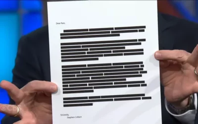 our legal news picks 75 Colbert Mocks Bondi’s Firing With The Only Document More Redacted Than DOJ’s