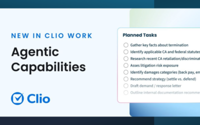 our legal news picks 33 Clio Adds Agentic AI Capabilities To Clio Work, Also Launches Vincent Mobile App