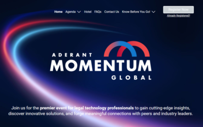our legal news picks 16 Aderant Introduces Agent Center at Momentum Global, Targeting Law Firm Back-Office Operations with AI