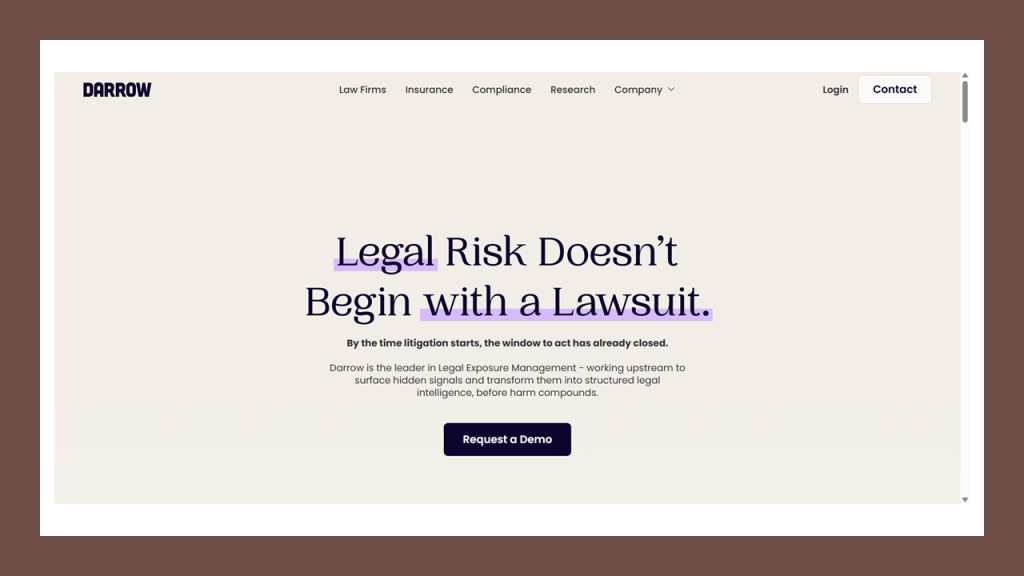 Darrow, the ‘AI Lab for Legal Risk,’ Launches a Platform to Let Plaintiffs’ Firms Manage Litigation Like an Investment Portfolio