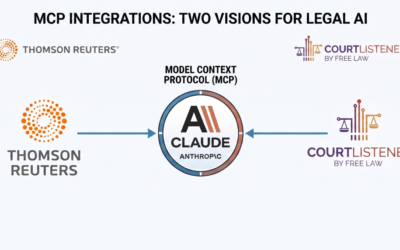 our legal news picks 6 Two Legal Research Providers Launch MCP Integrations with Claude: Thomson Reuters and Free Law Project Connect Their Data to AI