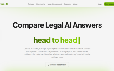 Percipient Launches Certera.AI, A Blind Head-to-Head Testing Ground for Legal AI, with a Lawyer-Voted Leaderboard On the Way