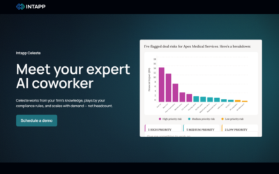 Intapp Makes Celeste Generally Available, Calling It An ‘AI Coworker’ To Run the Business Side of Law Firms