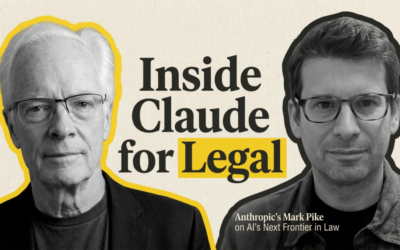 our legal news picks 48 On LawNext: Inside Claude for Legal — Anthropic’s Mark Pike on AI’s Next Frontier in Law