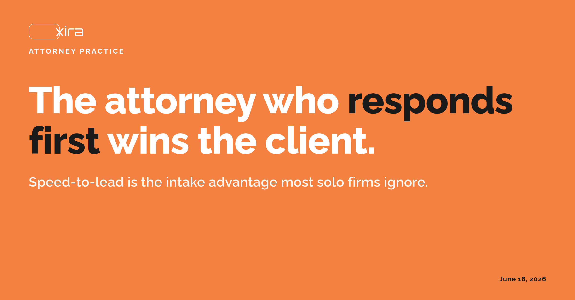 post 24 the attorney who responds first wins the image