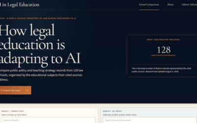 New Site From Suffolk Law Dean Andrew Perlman Catalogs AI Policies At 128 Law Schools