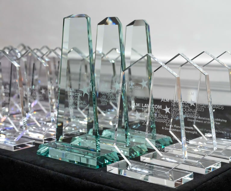 Announcing The D.C. Legal Awards 2026 Finalists and Honorees