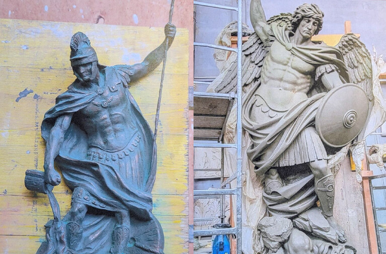 Mass. City Blocked From Installing Catholic Statues Outside Public Safety Building