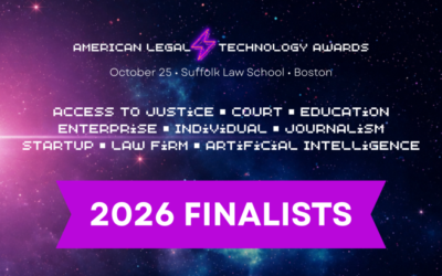 our legal news picks 38 Finalists Named for American Legal Technology Awards; Winners To Be Named At October Gala in Boston
