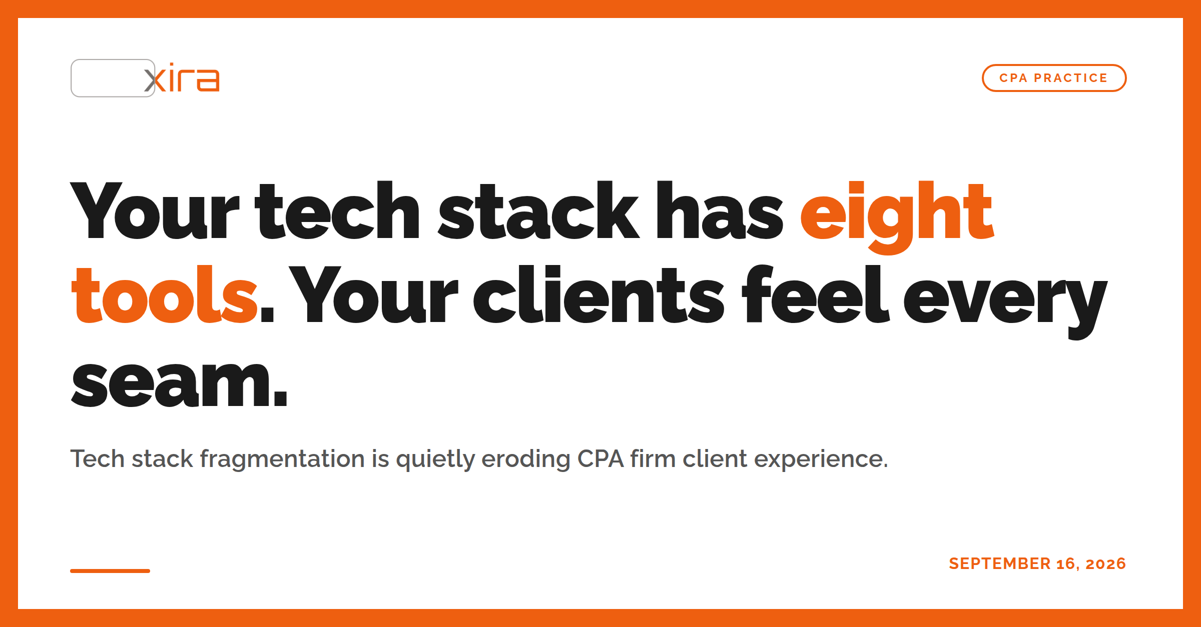 XIRA on LinkedIn 12 post 86 your tech stack has eight tools your cli image