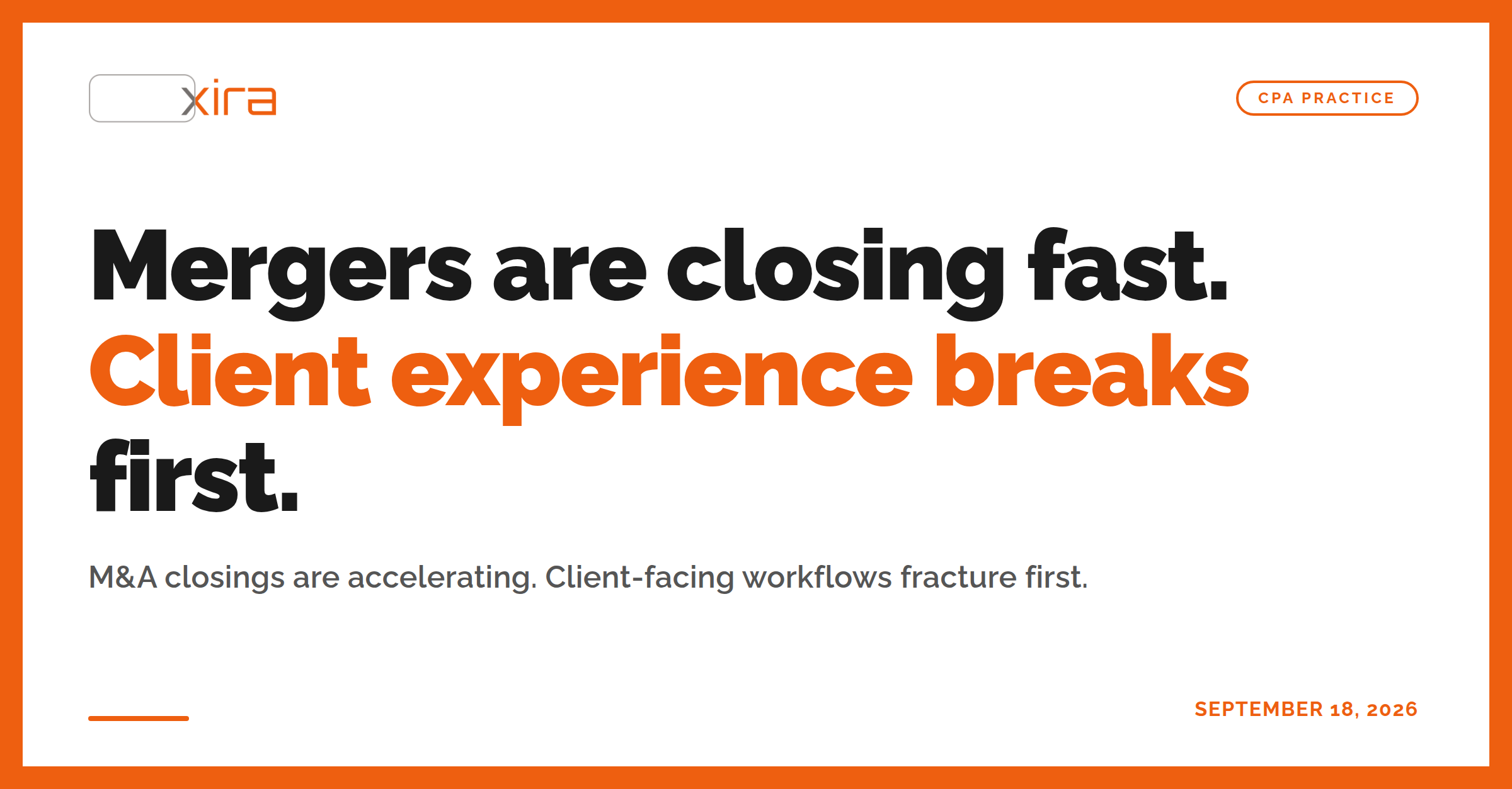 post 88 mergers are closing fast client experien image