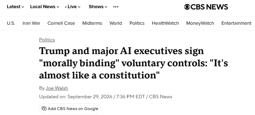 Trump’s ‘Morally Binding’ New AI Guardrails Are Meaningless Pudding